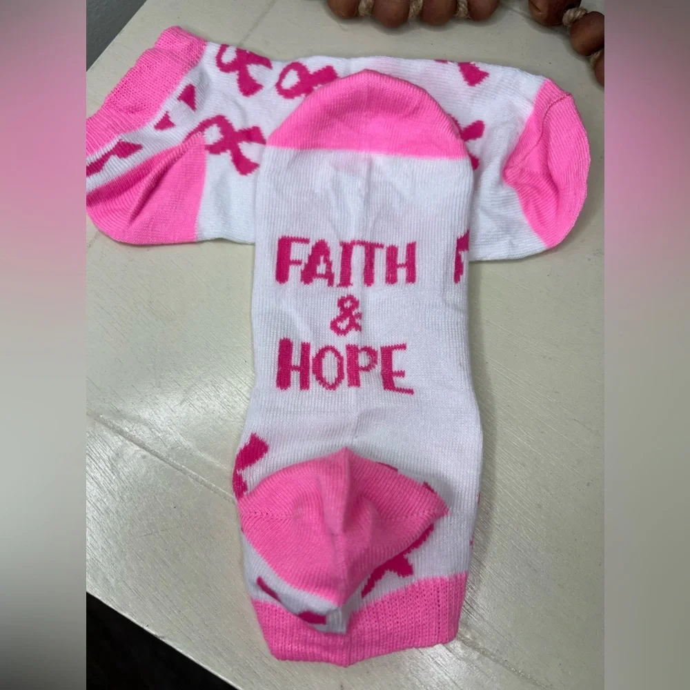 Brand New- Breast Cancer Awareness Socks